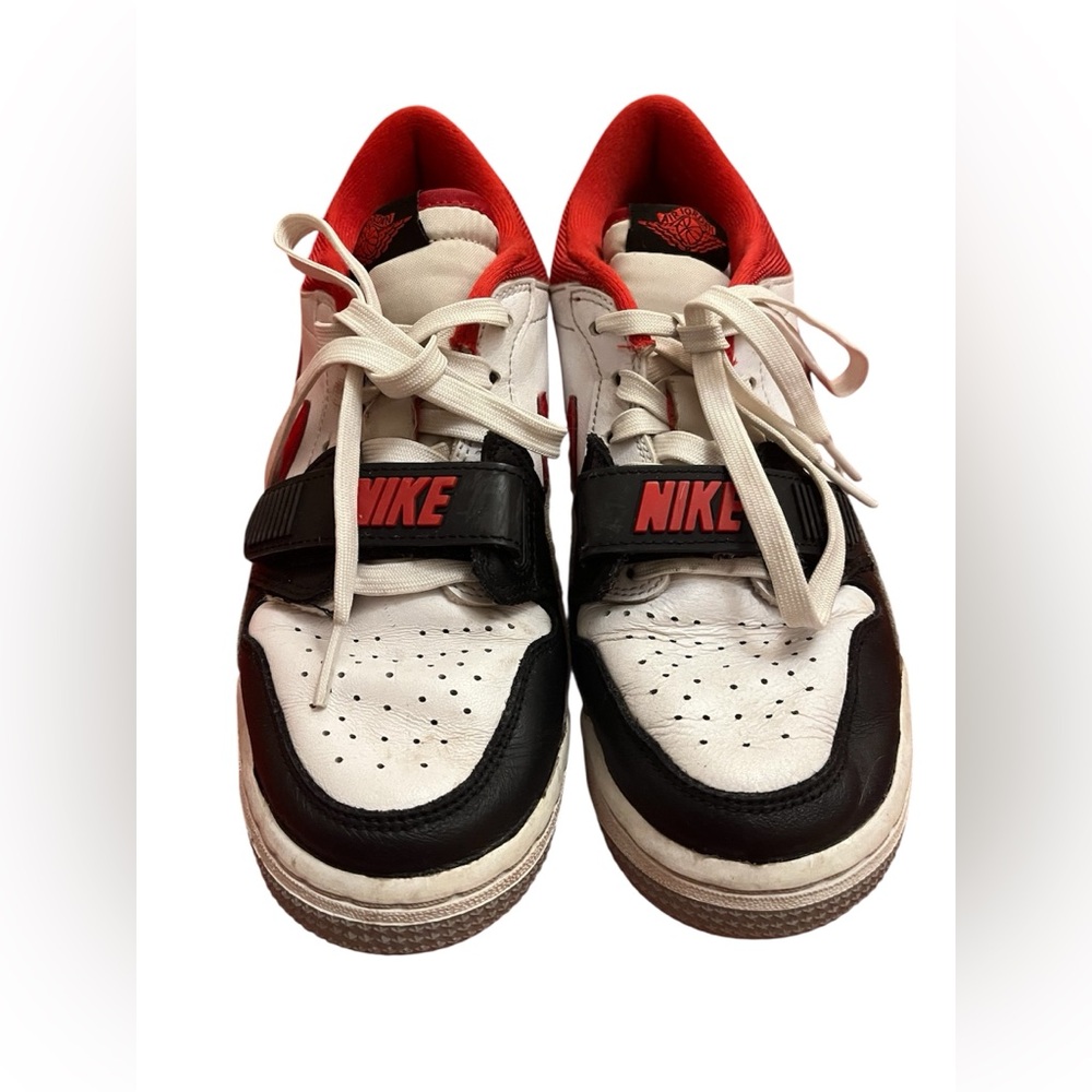 Nike Air Jordan Legacy Red and Black Athletic Shoes